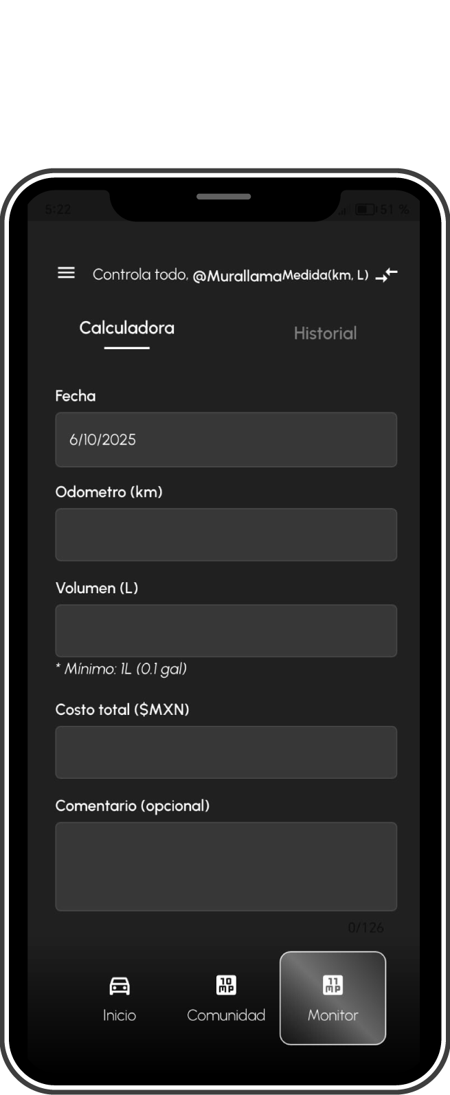 Fuel Tracking